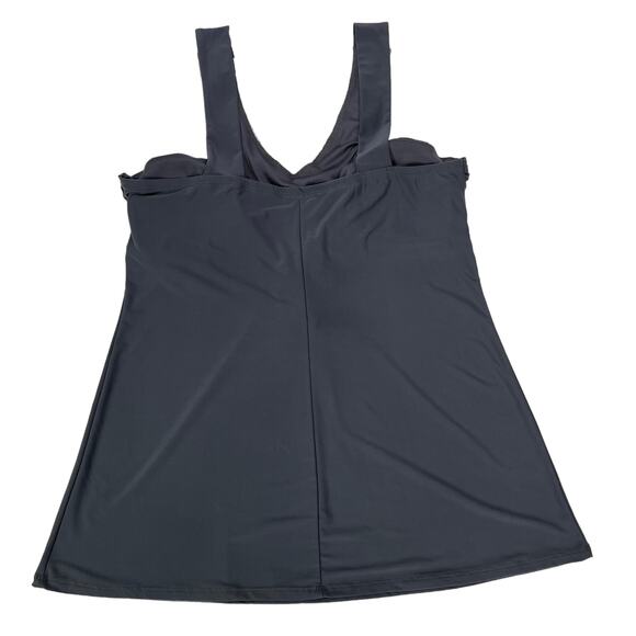 Rue 21 Fancy Sequined Bling Stretchy Comfortable Tank Top Gray - Picture 6 of 11